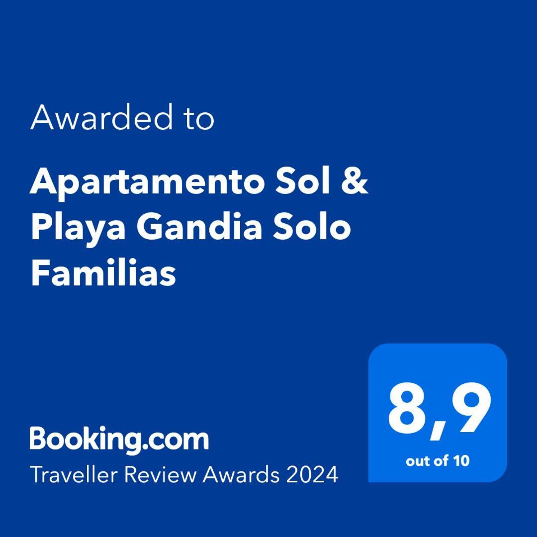 Apartamento Sol & Playa Gandia Solo Familias Exterior foto